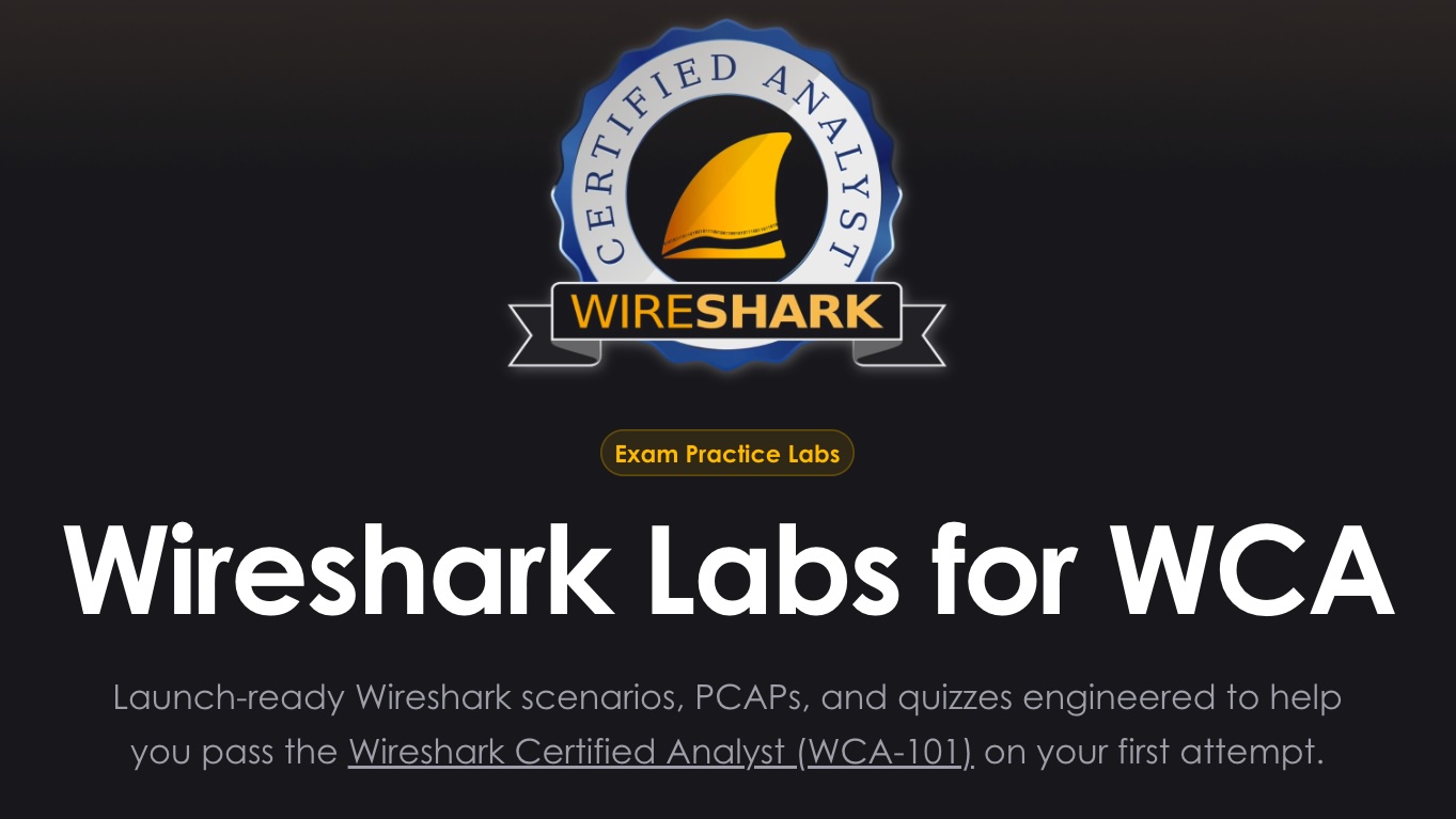 Wireshark Labs for WCA